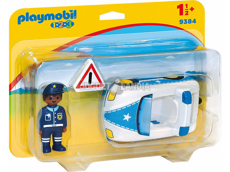 Playmobil 1,2,3 Polizeiauto 9384
