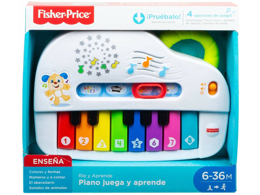 Fisher Price Piano Juega y Aprende Mattel GFK00