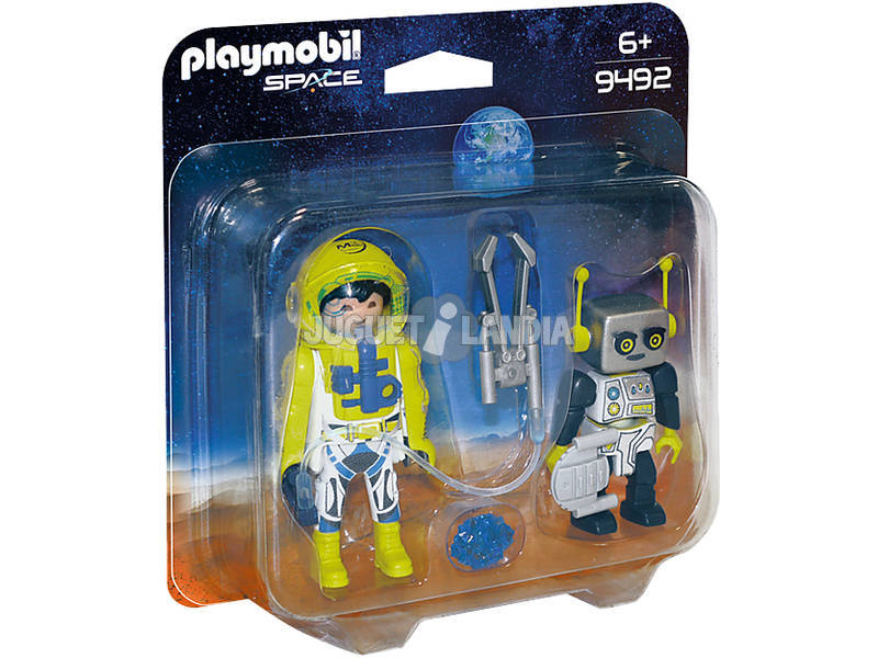 Playmobil Space Astronauta e Robot 9492