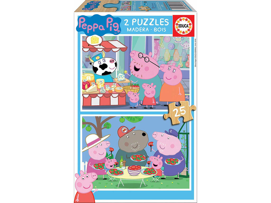 Puzzle 2X25 Peppa Pig Educa 18078