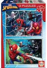 Puzzle 2x100 Spiderman Educa 18101