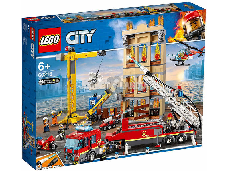 Lego City Fire Brigada de Bomberos del Distrito Centro 60216