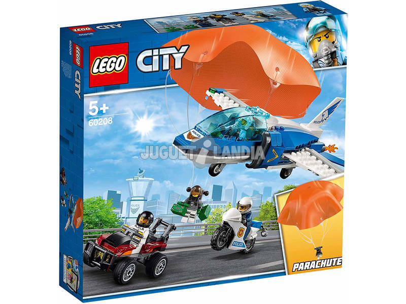 Lego City Arresto con il paracadute della Polizia aerea 60208