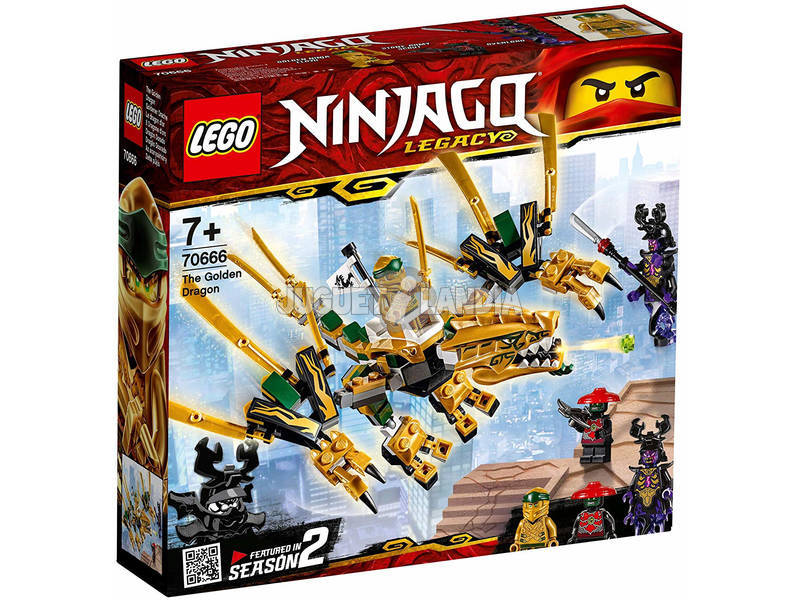 Lego Ninjago Dragon Doré 70666 