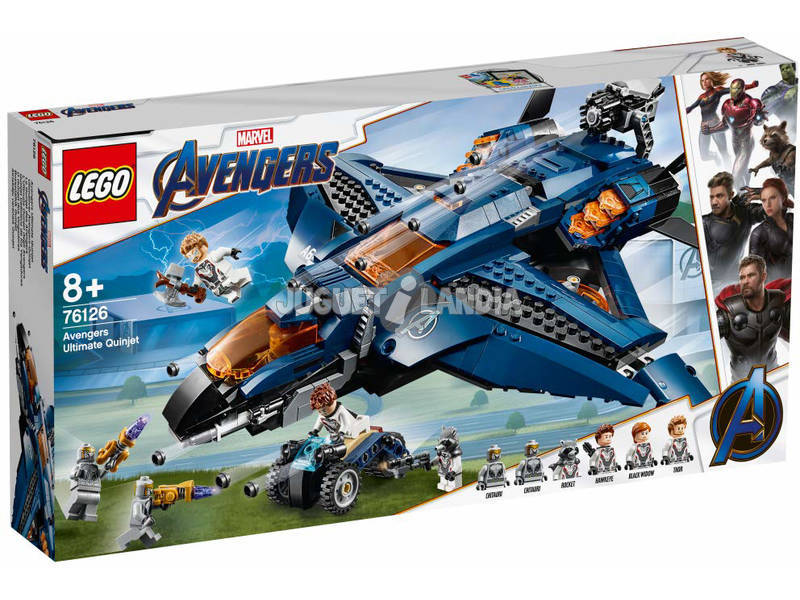 Lego Super Heroes Avengers Quinjet Definitivo 76126 