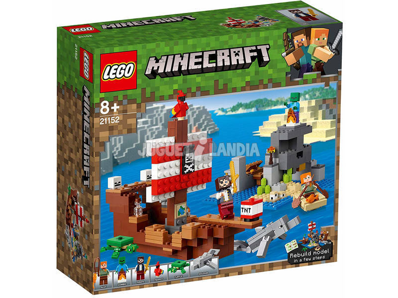 Lego Minecraft Avventura sul galeone dei pirati 21152