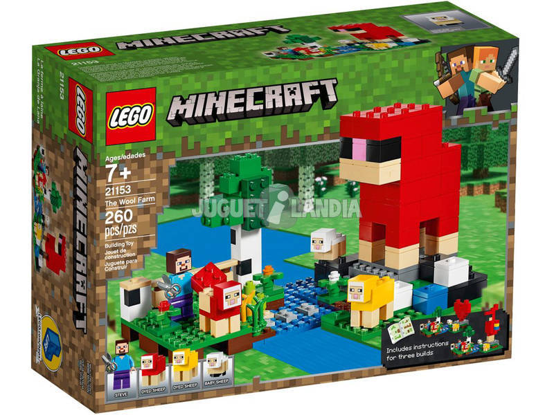 Lego Minecraft La Granja de Lana 21153