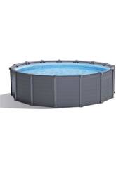 Aufblasbarer Pool Graphite Gray Panel Pools 478x124 cm Intex 26384NP