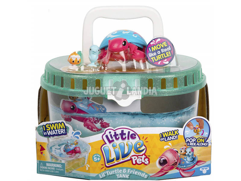 Little Live Pets Tank und coole Schildkröte Famosa 700015181