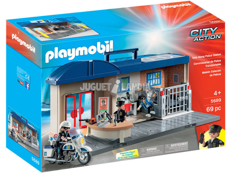 Playmobil City Action Valigetta Centrale della Polizia 5689