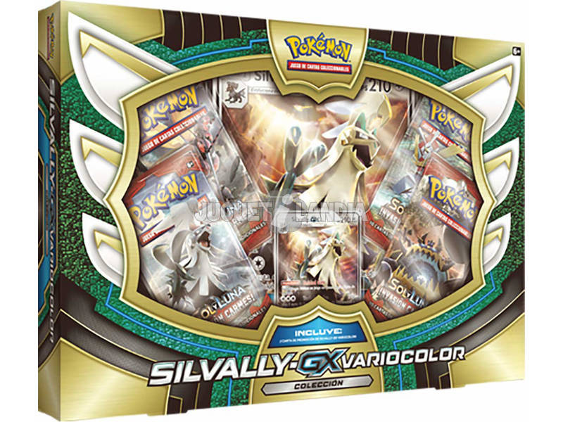 Pokemon Company International Pokemon Set di Carte Caja Silvally-GX Variocolor Asmodee POGX1706