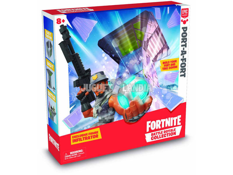 Fortnite Port-A-Fort con Figurine Infiltrator Giochi Preziosi FRT15000