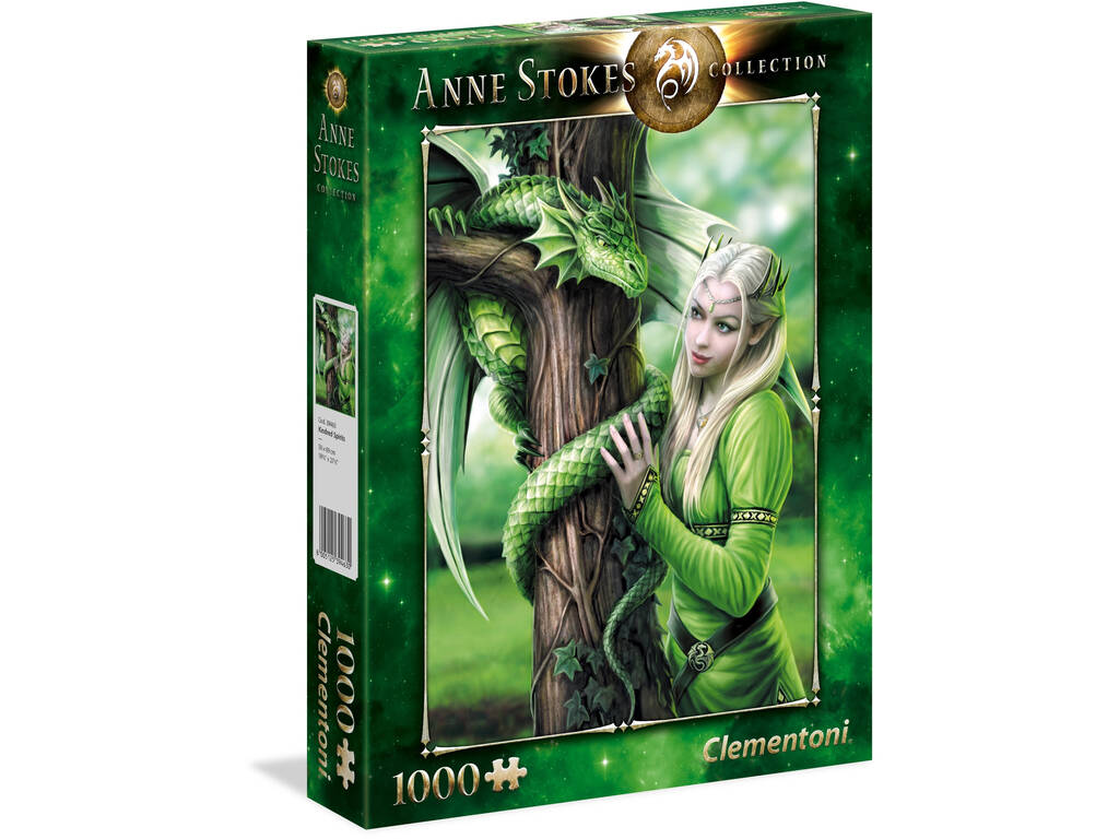 Puzzle 1000 Anne Stokes Kindred Spirits Clementoni 39463