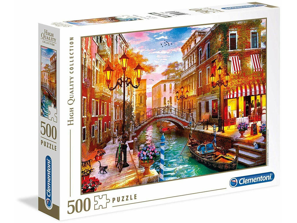 Puzzle 500 Entardecer em Veneza Clementoni 35063
