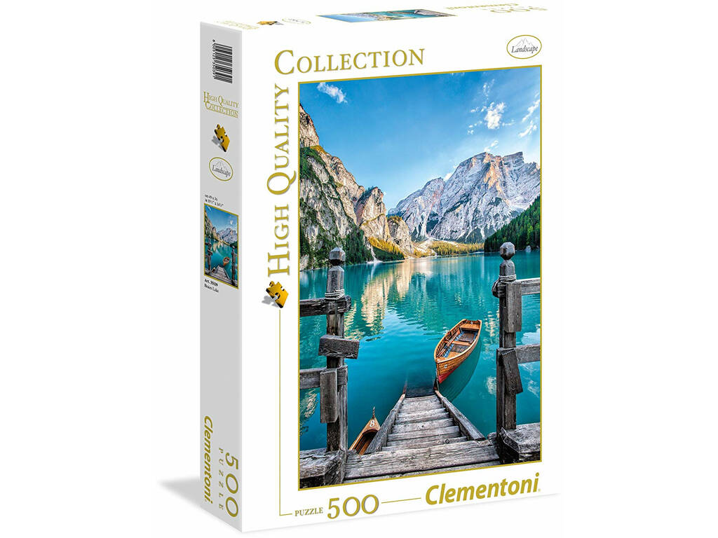 Puzzle 500 Braies Lake High Quality Collection Clementoni 35039
