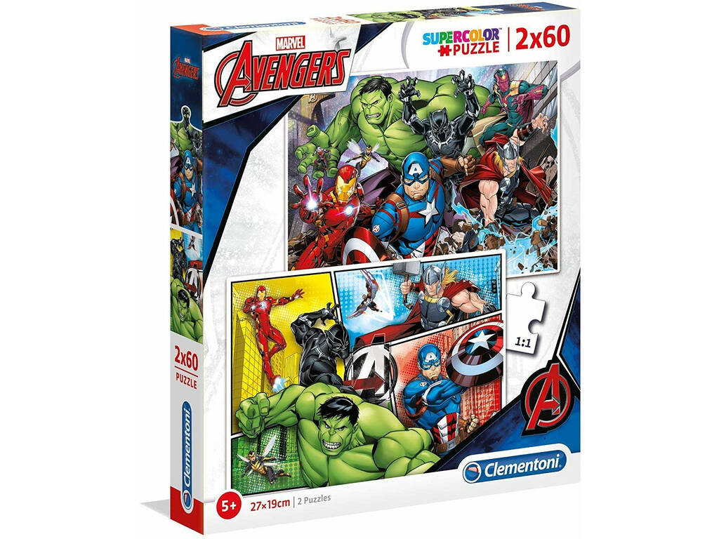 Puzzle 2x60 Avengers Clementoni 21605
