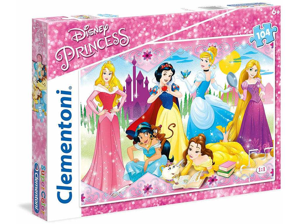 Disney Princess - 104 pezzi - Supercolor Puzzle Clementoni 27086