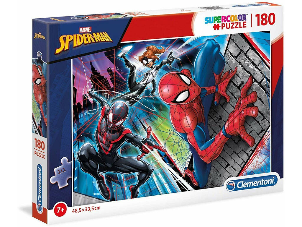Marvel Spider-Man - 180 pezzi - Supercolor Puzzle Clementoni 29293