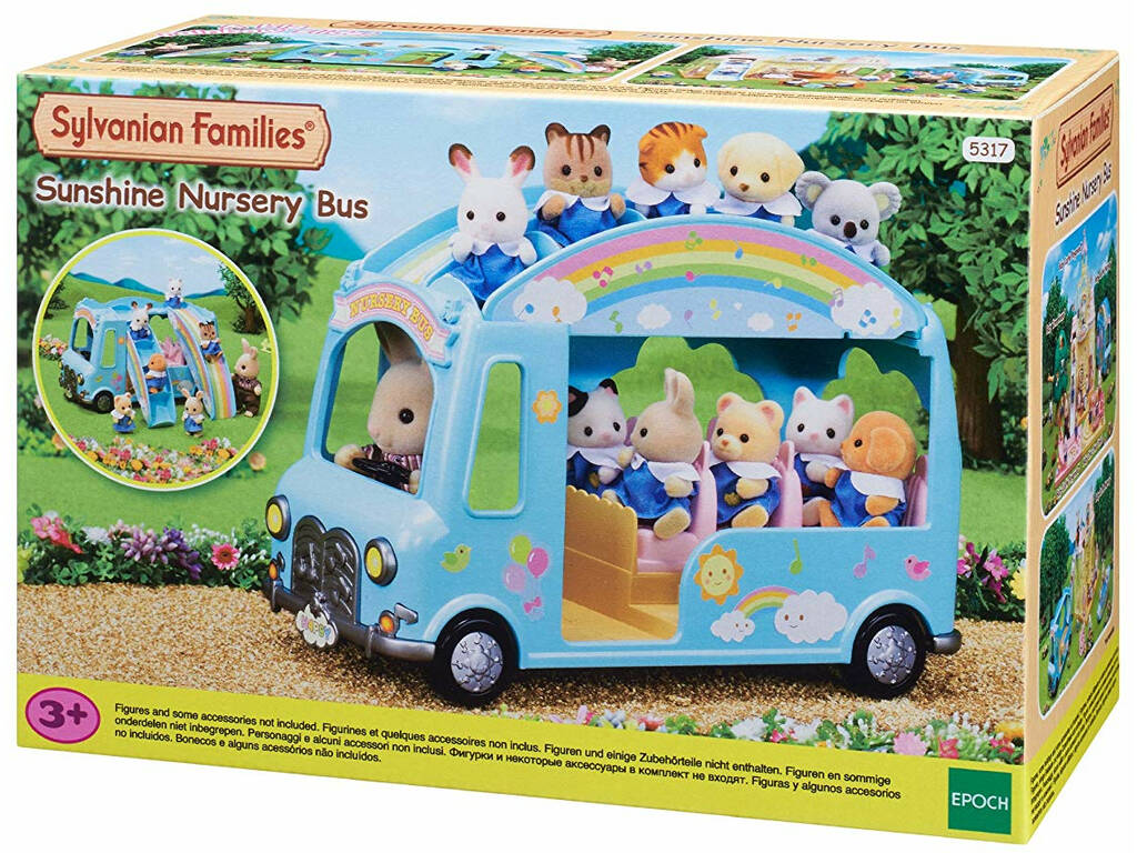 Sylvanian Families Sunshine Nursery Bus Epoch Para Imaginar 5317