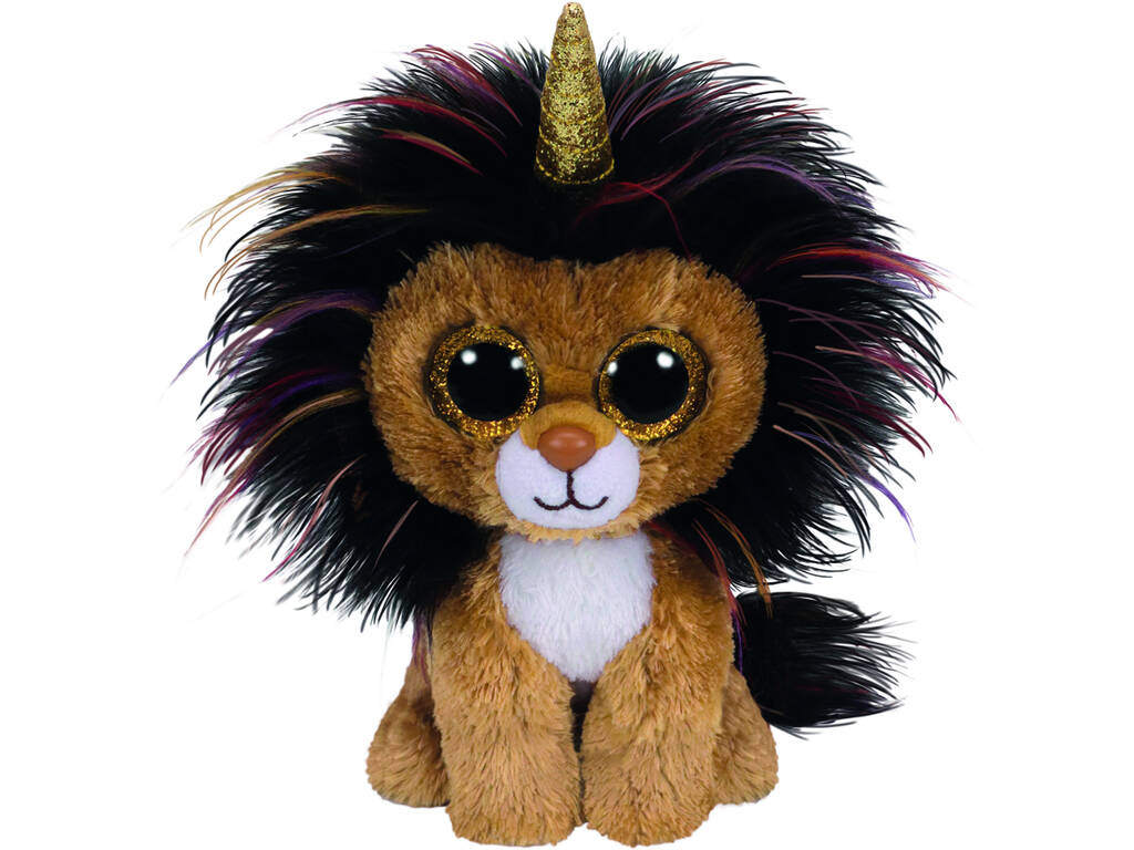 Peluche Lion with horn 15 cm. Ramsey TY 36252TY