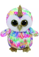 Peluche Owl with horn 15 cm. Enchanted TY 36253TY