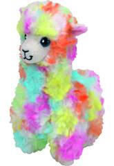 Peluche Llama Multicolor 15 cm. Lola TY 41217TY