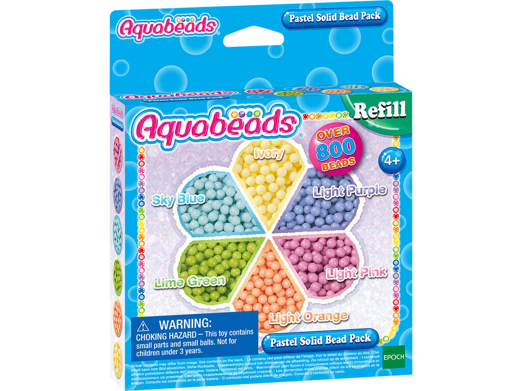 Aquabeads Pack Abalorios Pastel Epoch Para Imaginar 31360