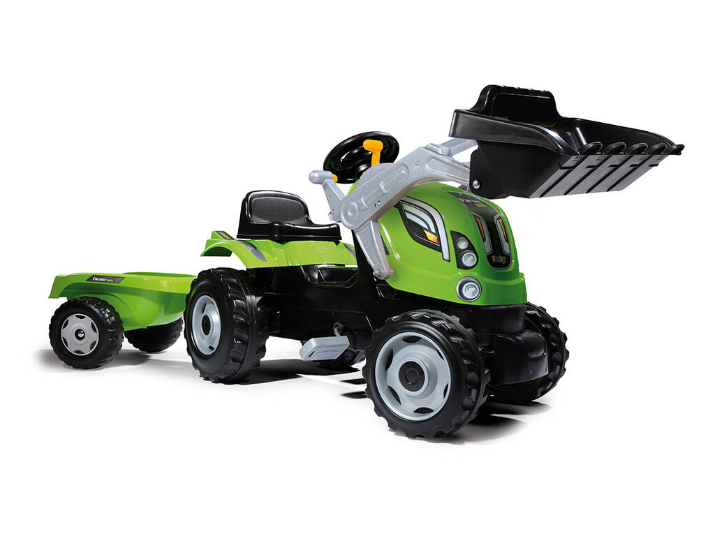 Trator Farmer Max Com Reboque Smoby 710109