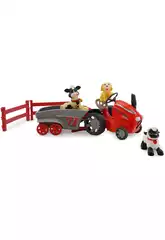 Trator de Granja com 3 Animais