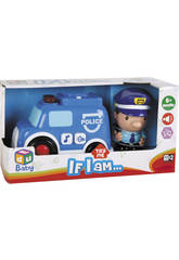Carro Patrulha com Figura de Pol�cia