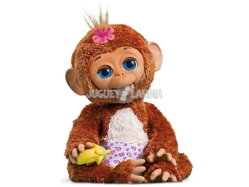FRR Peluche Moni Monkey avec Sons 26 cm HASBRO A1650