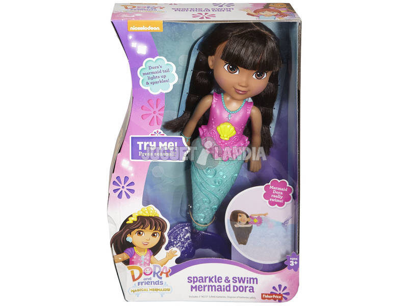 Dora & Friends Dora Sirena, brilla e nuota in acqua