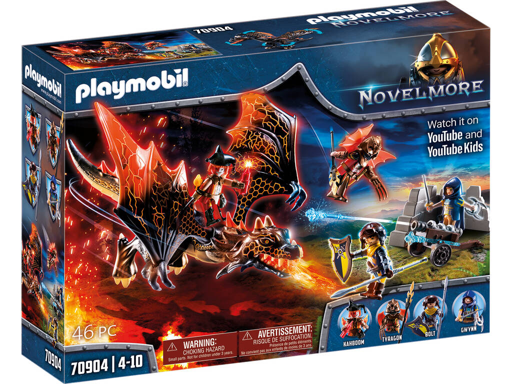 Playmobil Novelmore Ataque del Dragon 70904