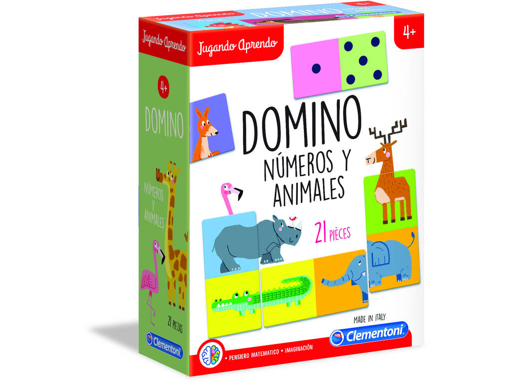 Domino Numeri e Animali Clementoni 55314