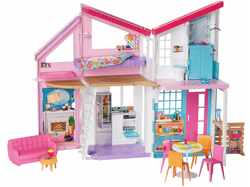 Barbie Casa Malibú con Accesorios Mattel FXG57