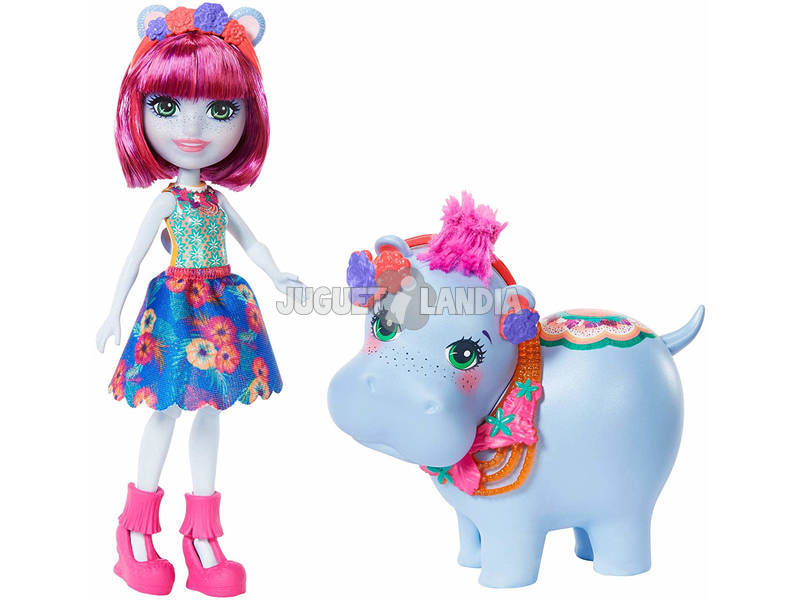 Enchantimals bambola Hedda Hippo Mattel GFN56