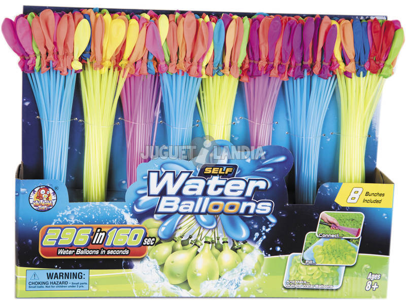 Set 3 Adaptadores para Encher Balões De Água com 296 Balões