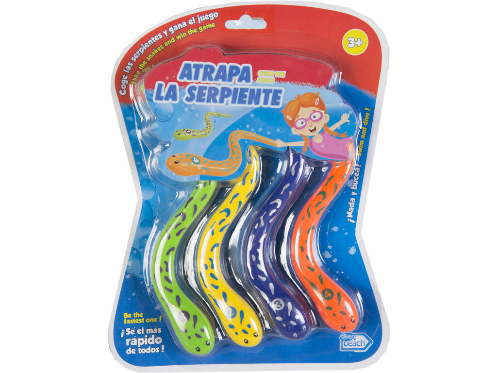 Juego de Buceo Atrapa la Serpiente 4 piezas