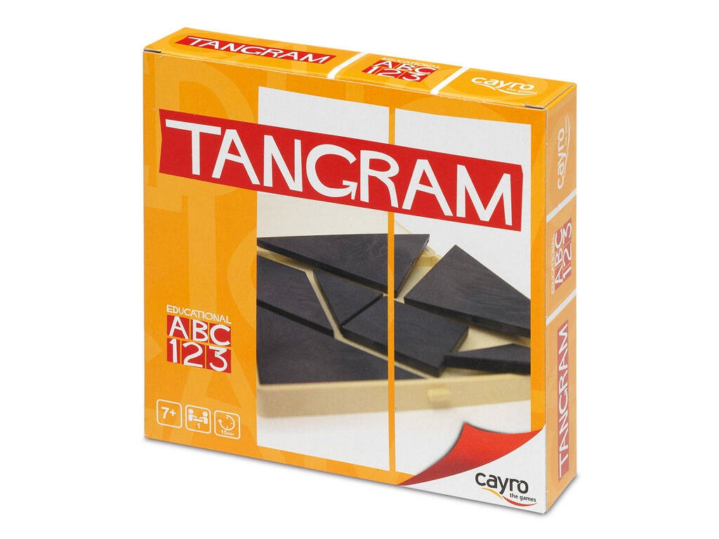 Brettspiel Tangram Plastikschachtel Cayro 123