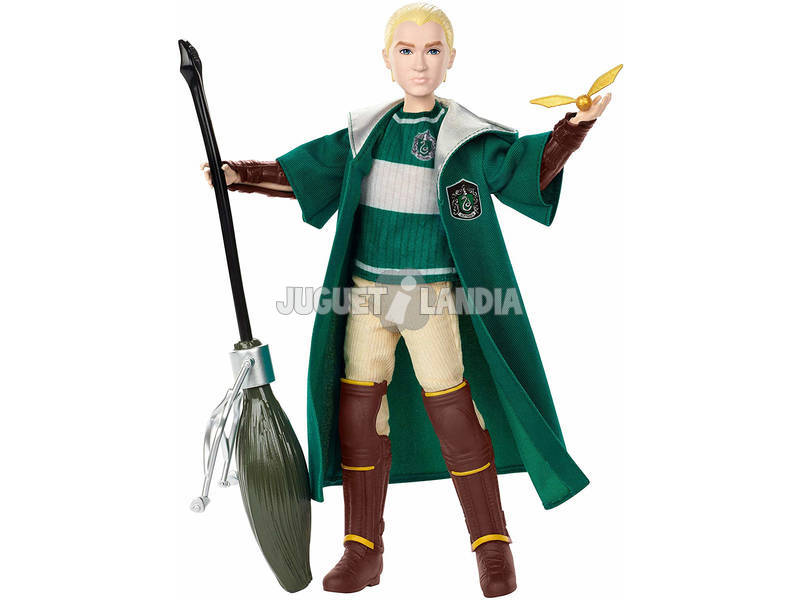 Harry Potter Boneco Draco Malfoy Quidditch Mattel GDJ71