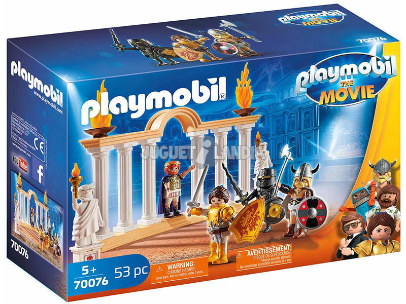 Playmobil The Movie Emperador Maximus no Coliseo 70076