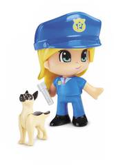Pinypon Action Figurines Urgence avec un Chien Famosa 700015151