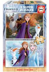 Puzzle 2x50 Frozen 2 Educa 18086