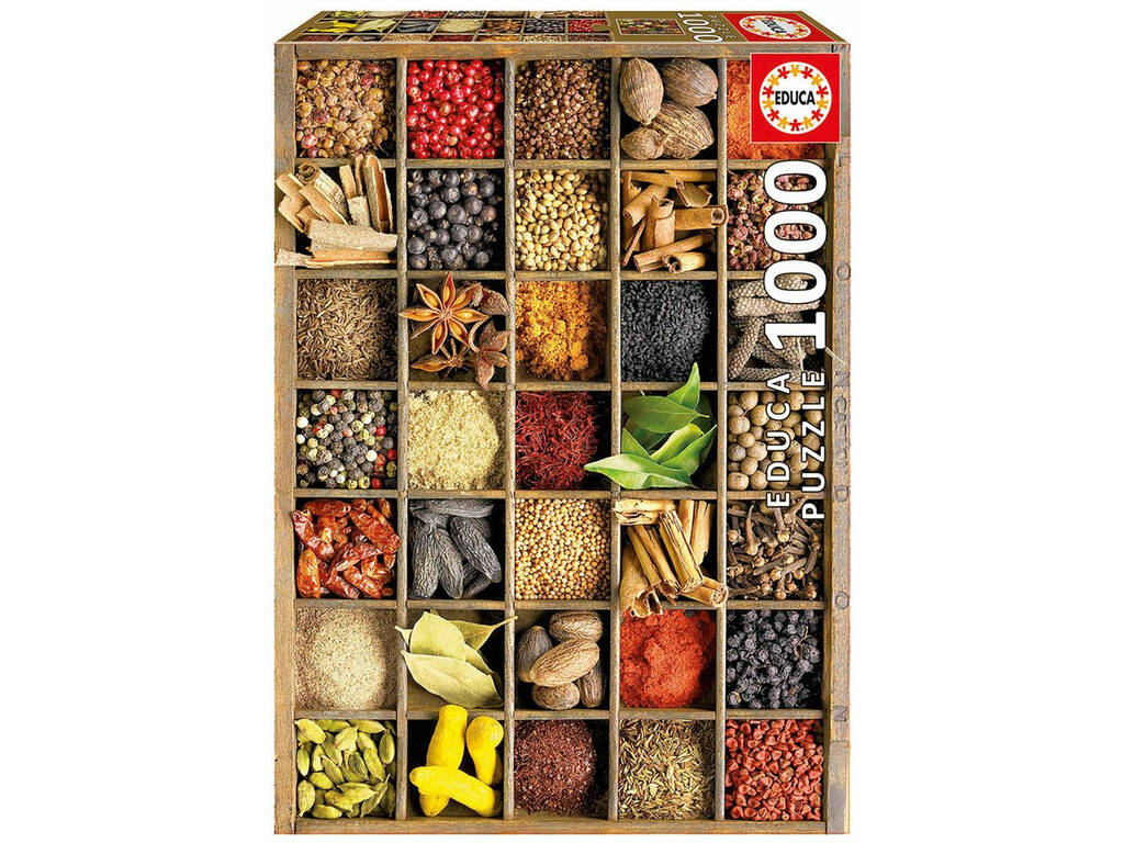Puzzle 1.000 Especiarias do Mundo Educa 15524