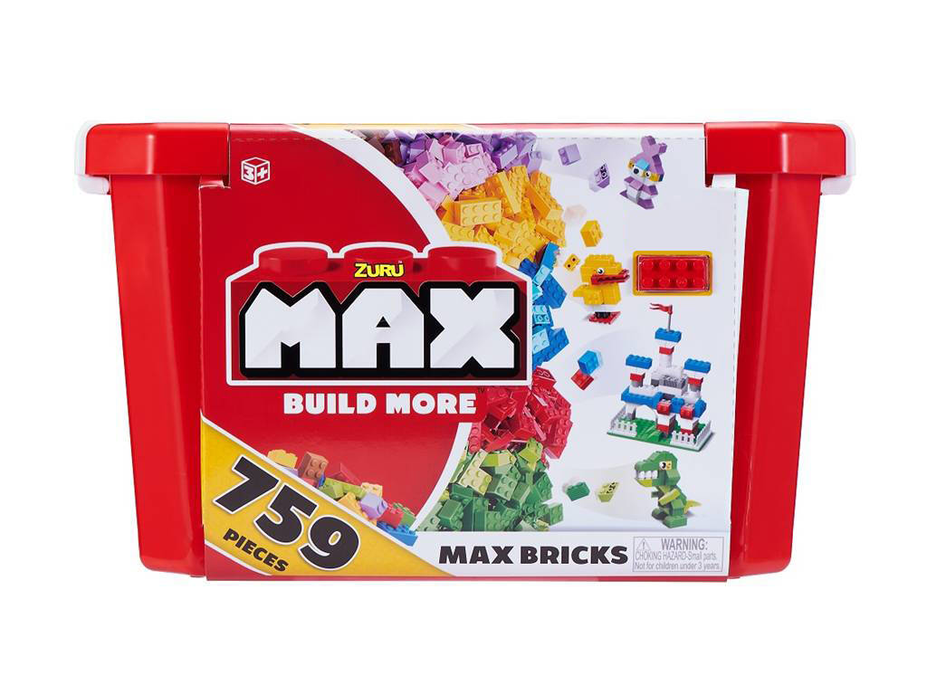 Max Build More Cofre 759 Piezas de Construccion Zuru 11007982