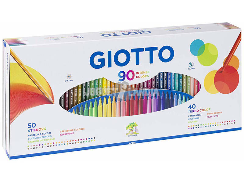 Giotto Stilnovo Scatola 90 Intense Colors Fila F257500 
