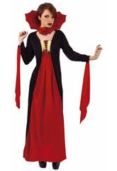 Disfarce Mulher Vampira G�tica Vermelha Rubies S8365