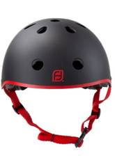 Casco Adulto Negro y Rojo T S 54-58 cm. D'Arpèje OFUN175-NR