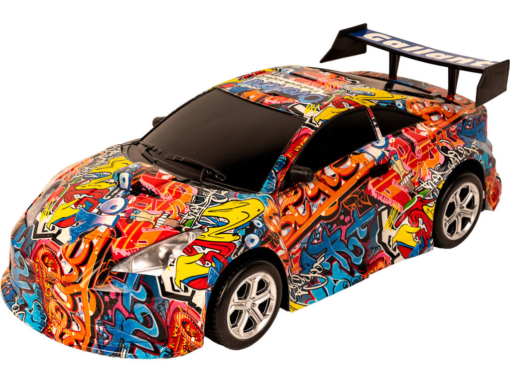 Véhicule à Friction Racing Car Graffiti Tiger 48 cm.