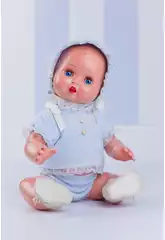 Ensemble Céleste et Beige pour Juanín Bebé Mariquita Pérez JB25070